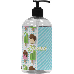 Popsicles and Polka Dots Plastic Soap / Lotion Dispenser (Personalized)
