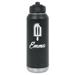 Popsicles and Polka Dots Water Bottle - Laser Engraved - Front (Personalized)