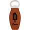 Popsicles and Polka Dots Leatherette Bottle Opener - Double Sided (Personalized)