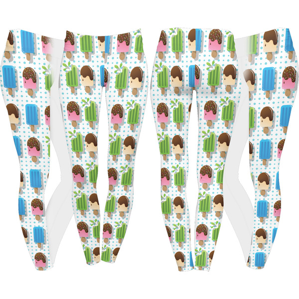 Popsicles and Polka Dots Leggings Turn Around - Apvl