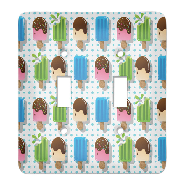 Custom Popsicles and Polka Dots Light Switch Cover (2 Toggle Plate)