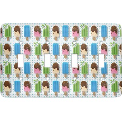 Popsicles and Polka Dots Light Switch Cover (4 Toggle Plate)