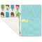 Popsicles and Polka Dots Linen Placemat - Folded Corner (single side)