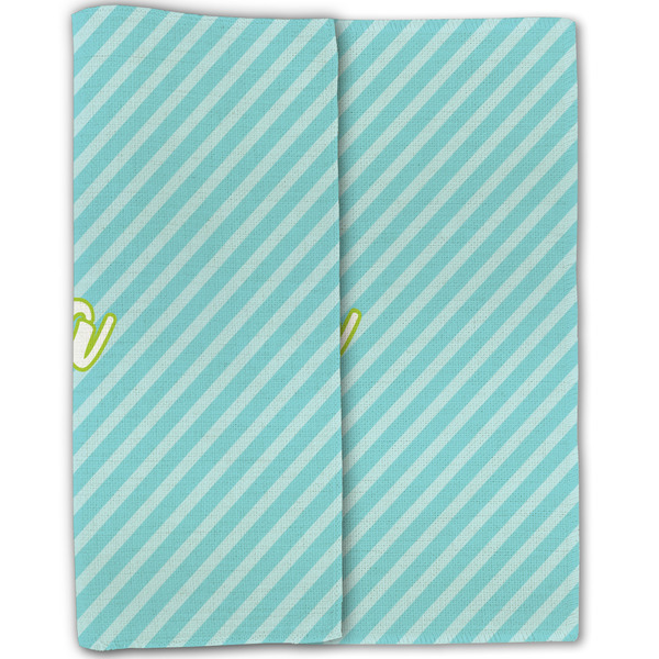 Popsicles and Polka Dots Linen Placemat - Folded Half (double sided)
