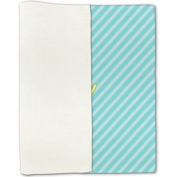 Popsicles and Polka Dots Linen Placemat - Folded Half