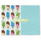 Popsicles and Polka Dots Linen Placemat - Front