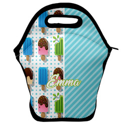 Popsicles and Polka Dots Lunch Bag w/ Name or Text
