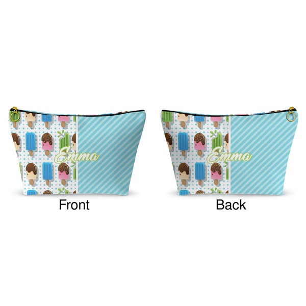 Popsicles and Polka Dots Makeup Bag (Front and Back)
