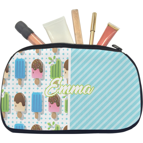 Popsicles and Polka Dots Makeup Bag Medium