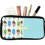 Popsicles and Polka Dots Makeup / Cosmetic Bag - Small (Personalized)