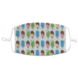 Popsicles and Polka Dots Adult Cloth Face Mask - XLarge