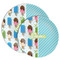 Popsicles and Polka Dots Melamine Plates - PARENT/MAIN