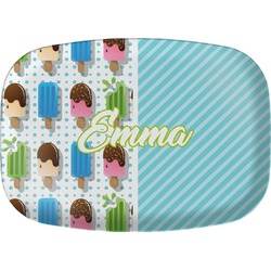 Popsicles and Polka Dots Melamine Platter (Personalized)