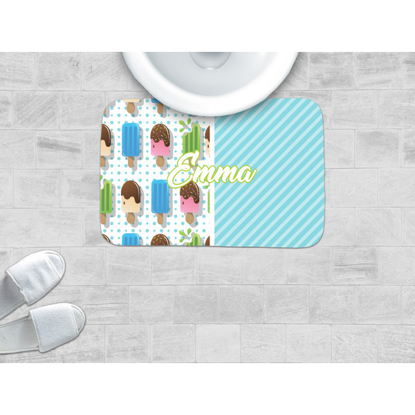 Popsicles and Polka Dots Memory Foam Bath Mat - LIFESTYLE
