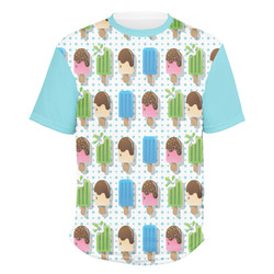 Popsicles and Polka Dots Men's Crew T-Shirt - X Large