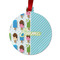 Popsicles and Polka Dots Metal Ball Ornament - Front