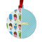 Popsicles and Polka Dots Metal Ball Ornament - Double Sided w/ Name or Text