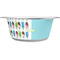Popsicles and Polka Dots Stainless Steel Dog Bowl - Large (Personalized)