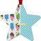 Popsicles and Polka Dots Metal Star Ornament - Front