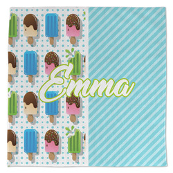 Popsicles and Polka Dots Dish Rag - Microfiber - Large (Personalized)