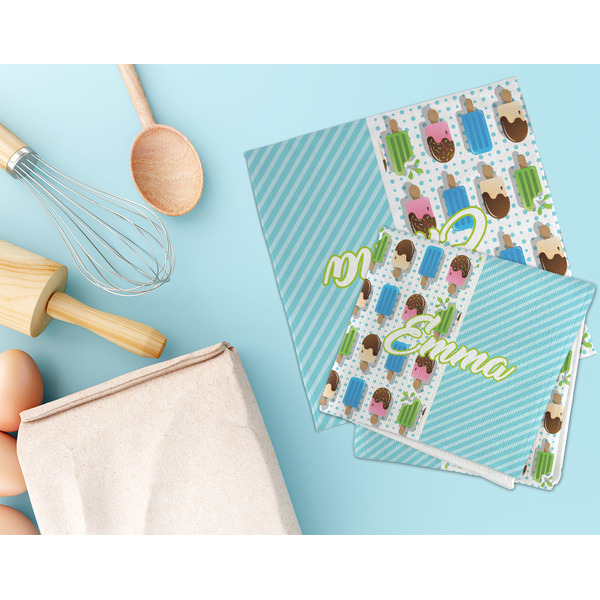 Popsicles and Polka Dots Microfiber Dish Rag - LIFESTYLE