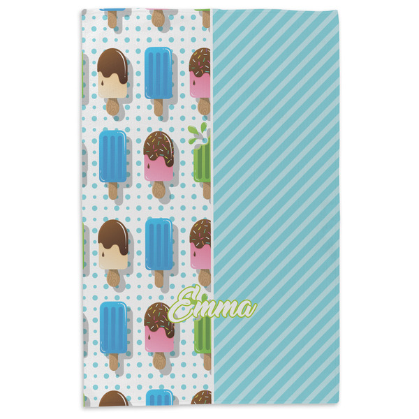 Popsicles and Polka Dots Microfiber Dish Towel - APPROVAL