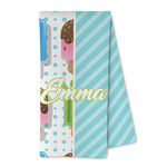 Popsicles and Polka Dots Kitchen Towel - Microfiber (Personalized)