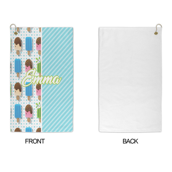 Popsicles and Polka Dots Microfiber Golf Towels - APPROVAL