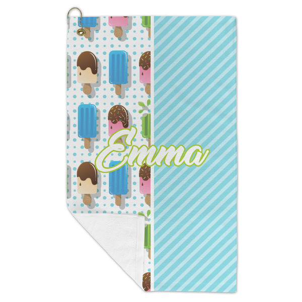 Popsicles and Polka Dots Microfiber Golf Towels - FOLD