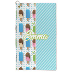 Popsicles and Polka Dots Microfiber Golf Towel (Personalized)