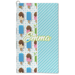 Popsicles and Polka Dots Microfiber Golf Towel (Personalized)
