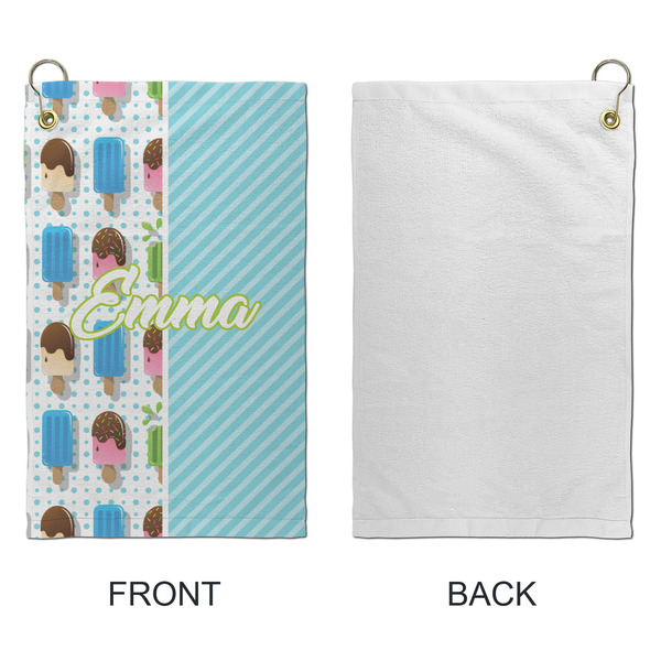 Popsicles and Polka Dots Microfiber Golf Towels - Small - APPROVAL