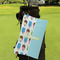 Popsicles and Polka Dots Microfiber Golf Towels - Small - LIFESTYLE