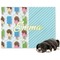 Popsicles and Polka Dots Dog Blanket - Large (Personalized)