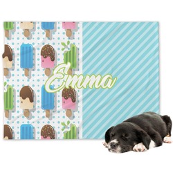 Popsicles and Polka Dots Dog Blanket (Personalized)