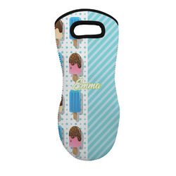 Popsicles and Polka Dots Neoprene Oven Mitt w/ Name or Text