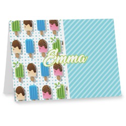 Popsicles and Polka Dots Note cards (Personalized)