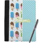 Popsicles and Polka Dots Notebook Padfolio - Large w/ Name or Text