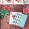 Popsicles and Polka Dots On Table with Poker Chips