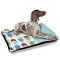 Popsicles and Polka Dots Outdoor Dog Beds - Large - IN CONTEXT