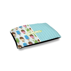 Popsicles and Polka Dots Outdoor Dog Bed - Small (Personalized)