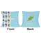 Popsicles and Polka Dots Outdoor Pillow - 18x18