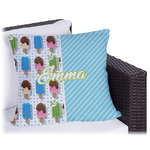 Popsicles and Polka Dots Outdoor Pillow - 20" (Personalized)