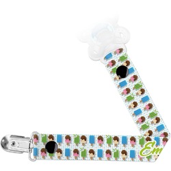 Popsicles and Polka Dots Pacifier Clips (Personalized)