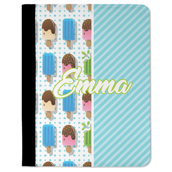 Custom Popsicles and Polka Dots Padfolio Clipboard (Personalized)