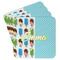 Popsicles and Polka Dots Paper Coasters - Front/Main