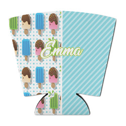 Popsicles and Polka Dots Party Cup Sleeve - with Bottom (Personalized)