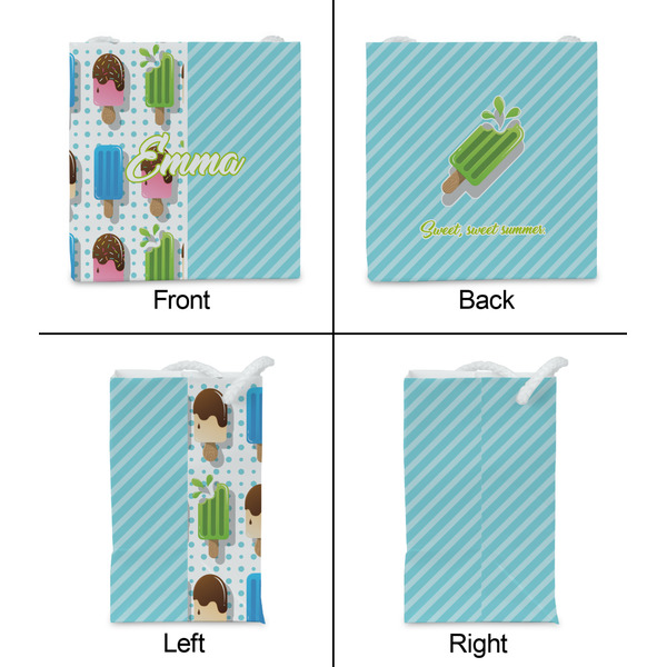 Popsicles and Polka Dots Party Favor Gift Bag - Gloss - Approval