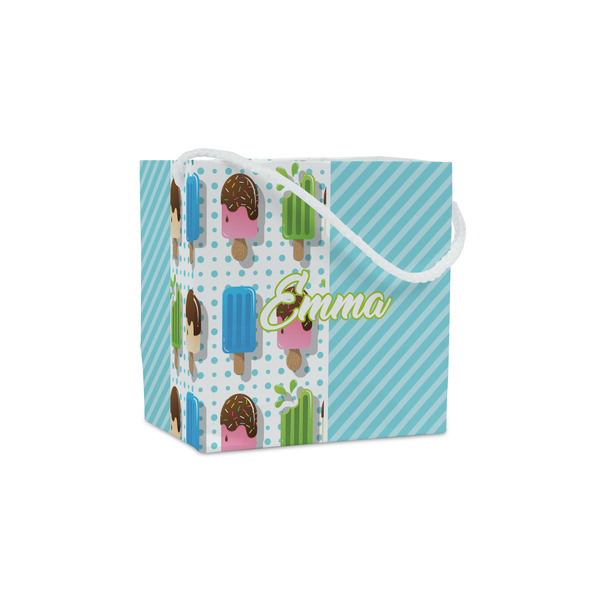 Custom Popsicles and Polka Dots Party Favor Gift Bags - Gloss (Personalized)