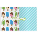 Popsicles and Polka Dots Disposable Paper Placemats (Personalized)